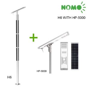 Single Arm Pole Lamparas Solares 2020 New 60 Watt 9600lm LED Solar Street Light