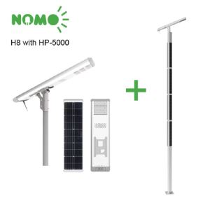 30W 5m Stand Alone Galvanized Post All in One Street Lights