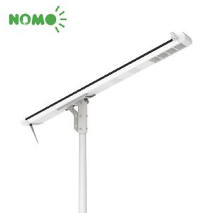 5 Years Warranty IP67 Long Life 60W Solar Street Lamp Solar Street Light with Pole