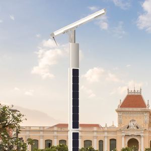 Auto Sweep Wireless Solar Pole Light