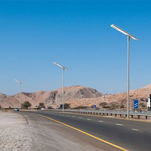 Solar LED Street Light with Auto Cleaning and Iot