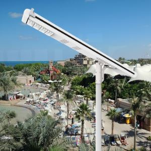Smart Controller Solar LED Street Light with Lithium W/Battery and Remote