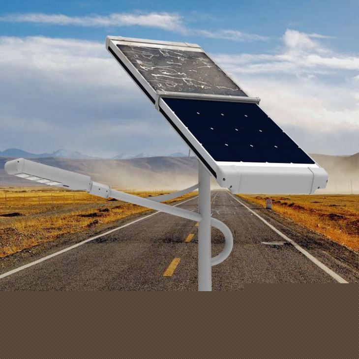 All In Two Autonomous Solar Panel Street Light